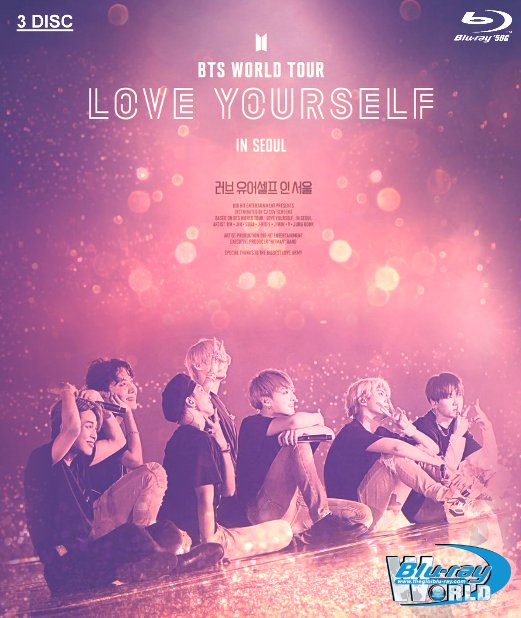 M1955. BTS WORLD TOUR 2019 LOVE YOURSELF IN SEOUL 2D50G (4DISC) 